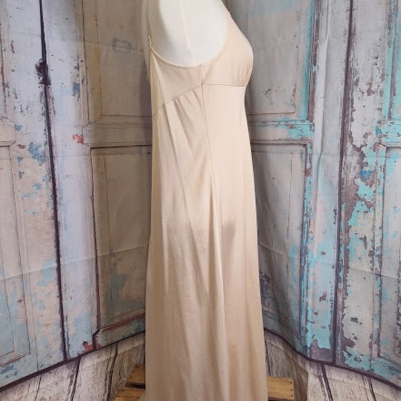 Vintage Vassarette Champagne Slip Dress - Picture 5 of 13